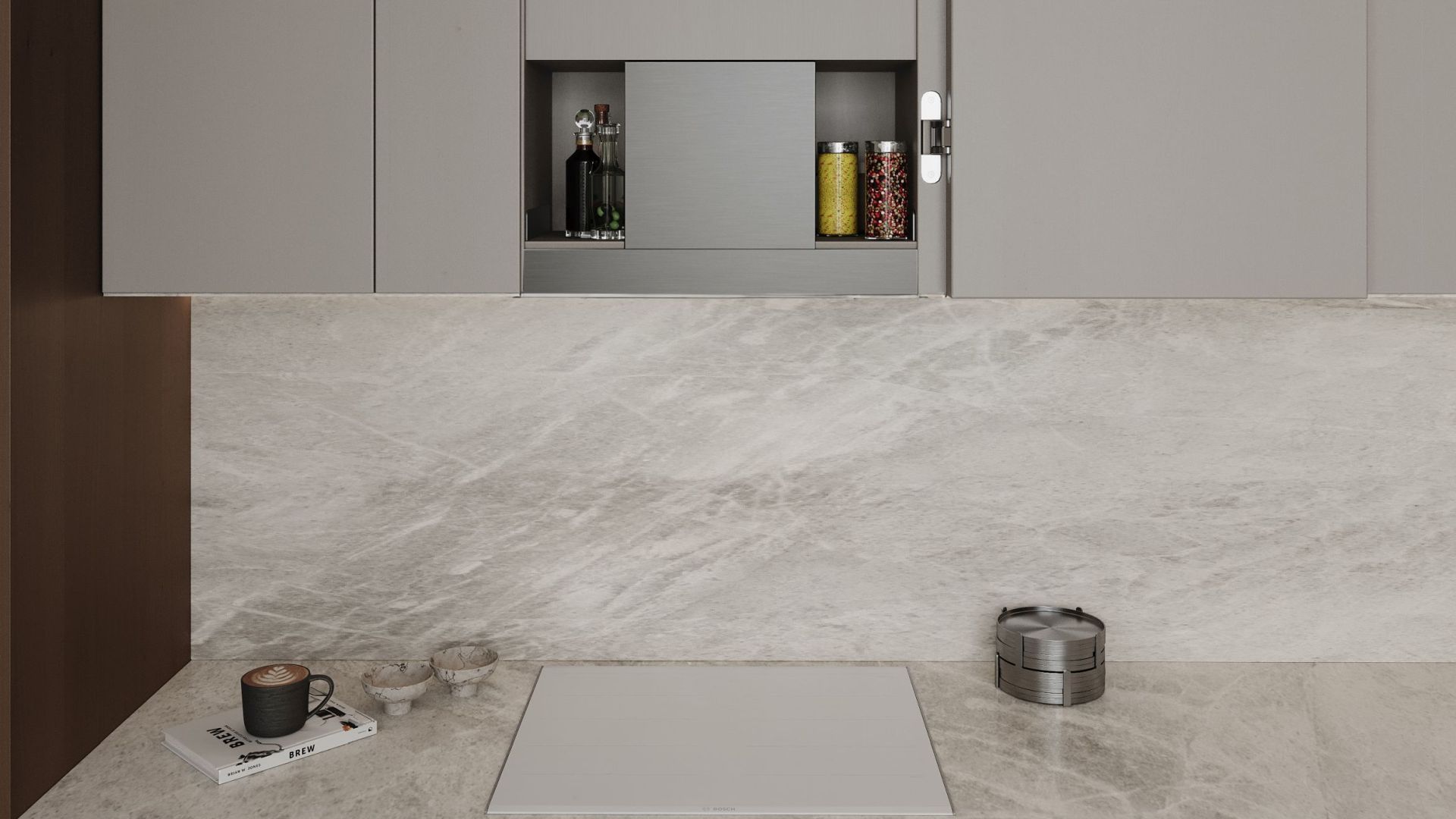 Витяжка вбудована Micra INOX - Нержавіюча сталь - Візуалізації 9