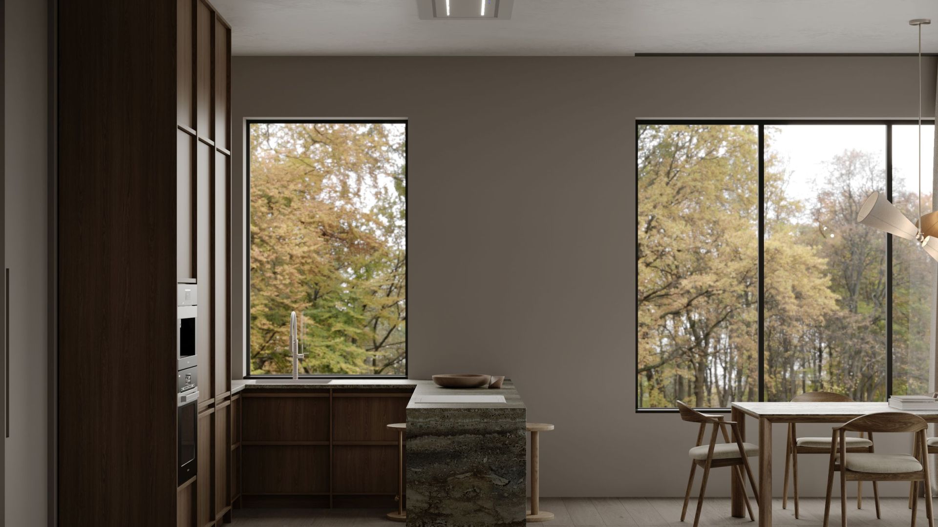 Витяжка стельова Grand Super Slim White - Білий - Візуалізації 8