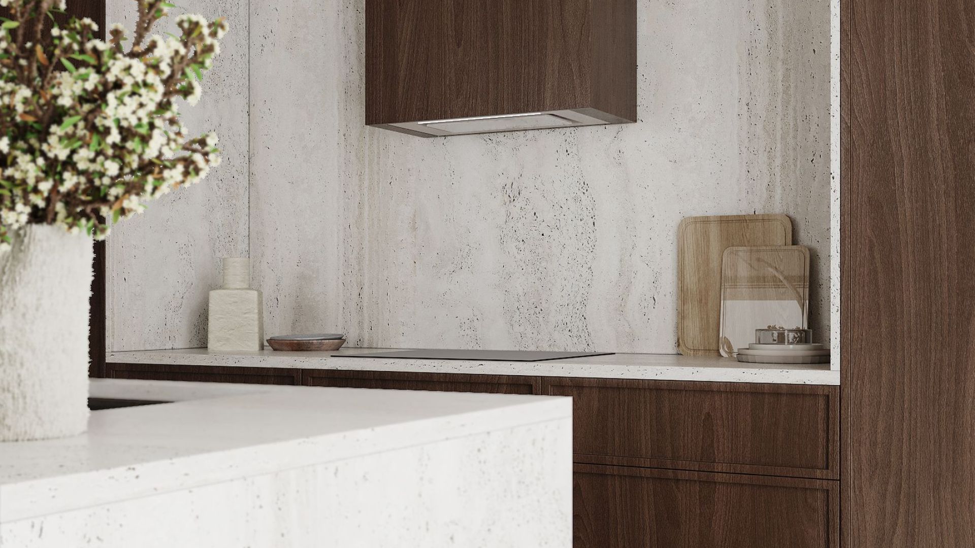 Витяжка вбудована Lando Glass Kashmir - Кашемір - Візуалізації 2