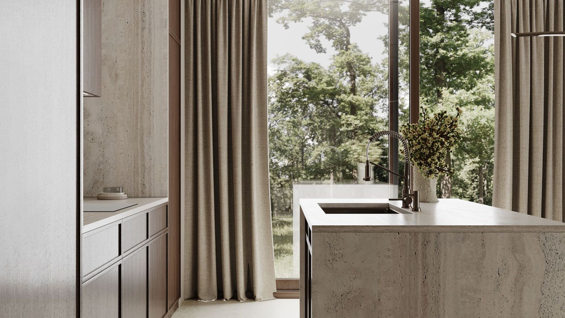 Витяжка вбудована Lando Glass Kashmir - Кашемір - Візуалізації 5