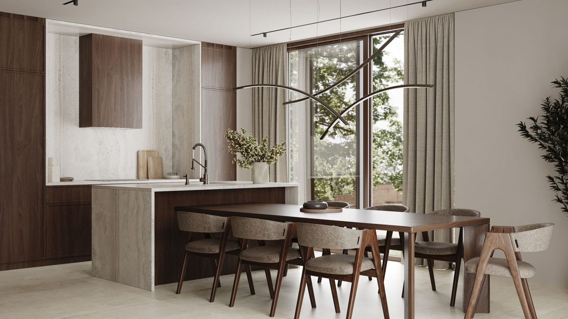 Витяжка вбудована Lando Glass Kashmir - Кашемір - Візуалізації 6