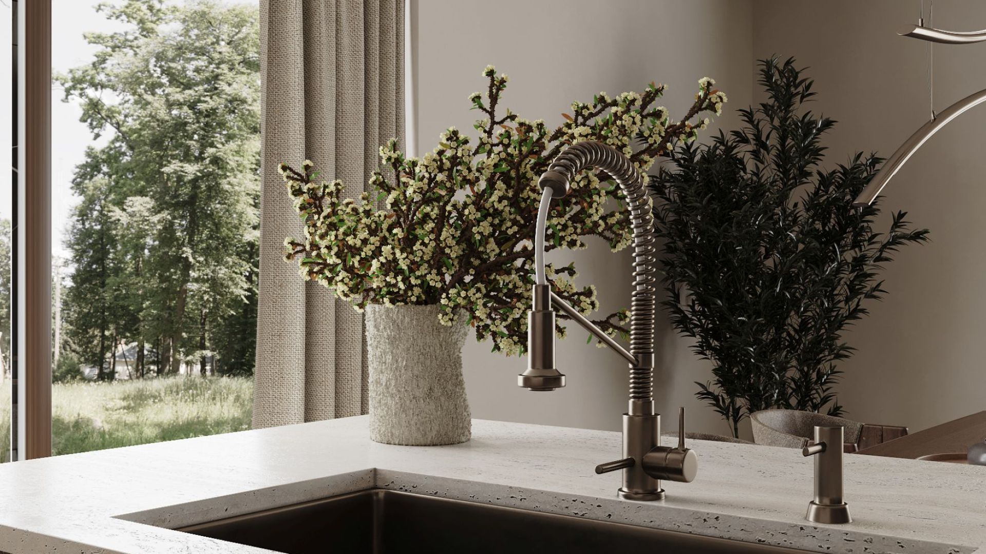 Витяжка вбудована Lando Glass Kashmir - Кашемір - Візуалізації 7