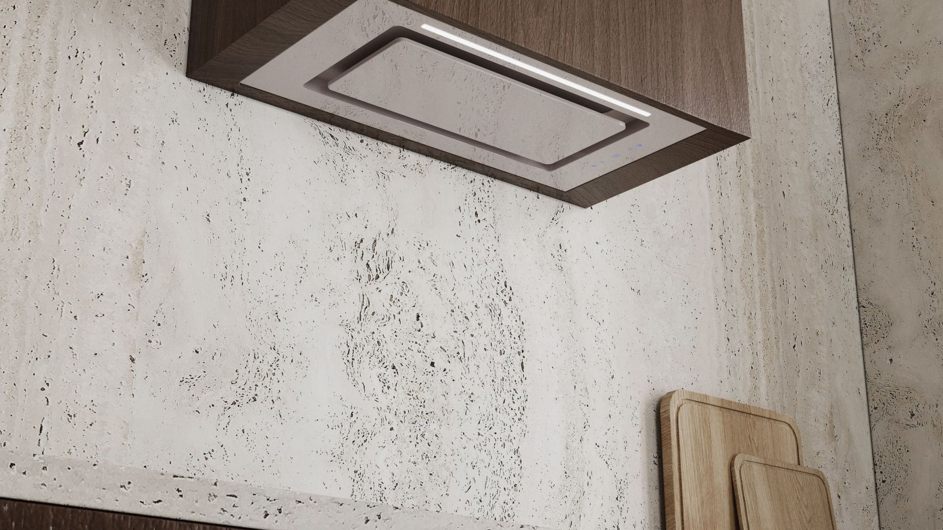 Витяжка вбудована Lando Glass Kashmir - Кашемір - Візуалізації 4