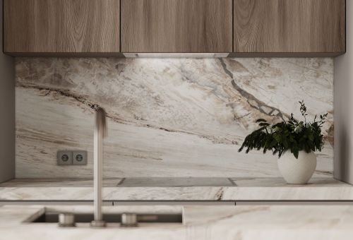  - Lando Glass White Gesture Control