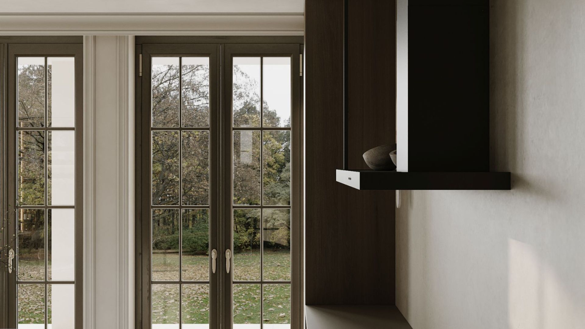 Витяжка пристінна Metropolis OR Black Matt - Чорний мат - Візуалізації