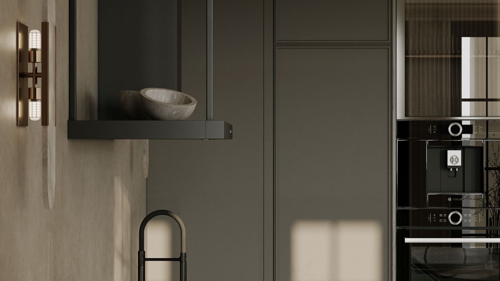 Витяжка пристінна Metropolis OR Black Matt - Чорний мат - Візуалізації 5