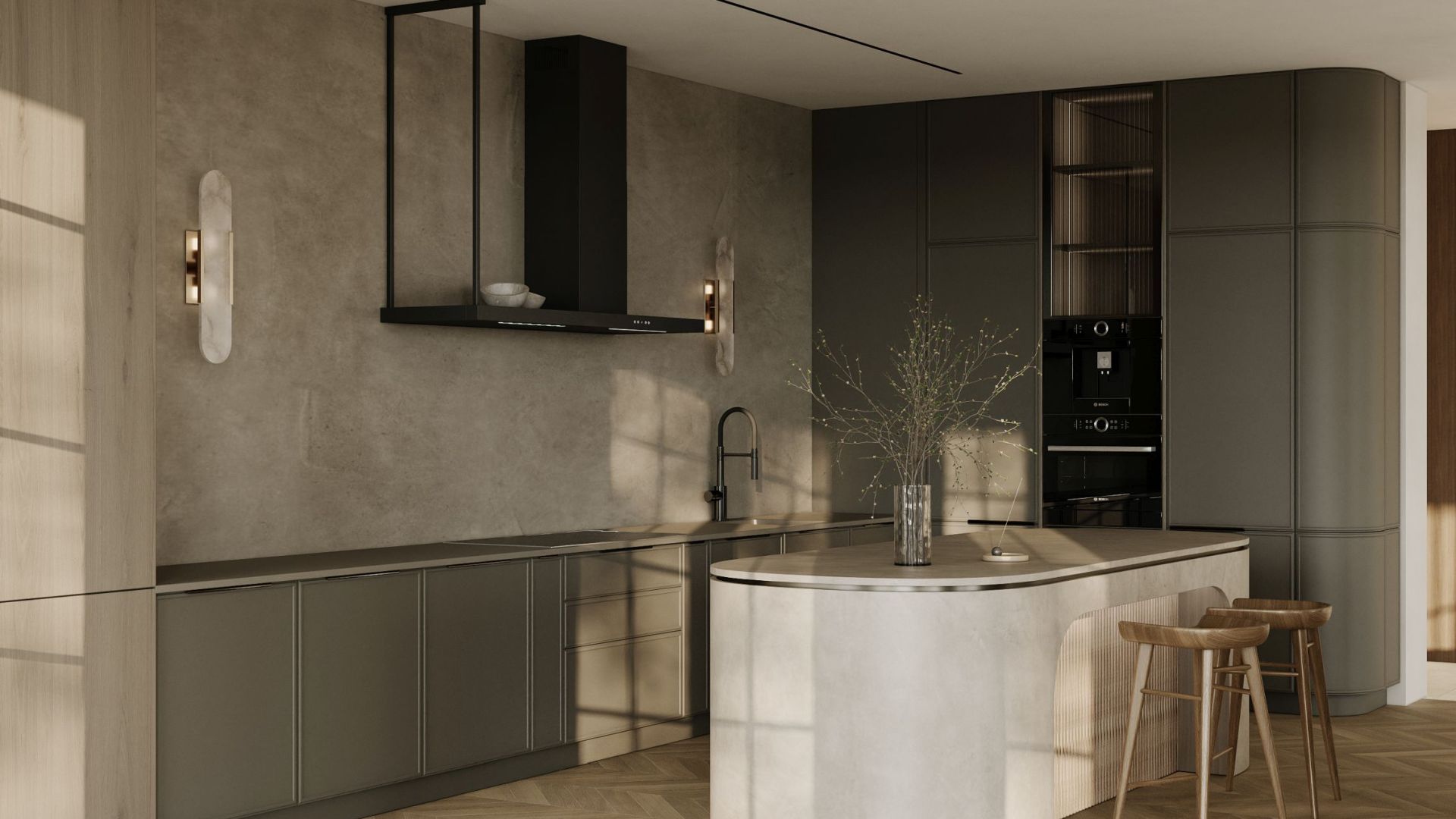 Витяжка пристінна Metropolis OR Black Matt - Чорний мат - Візуалізації 9