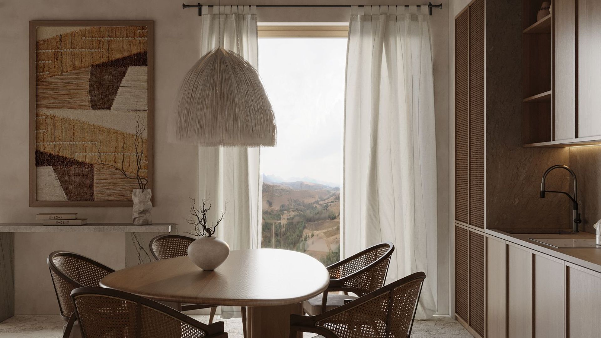 Витяжка вбудована Micra Space White Matt - Білий матовий - Візуалізації