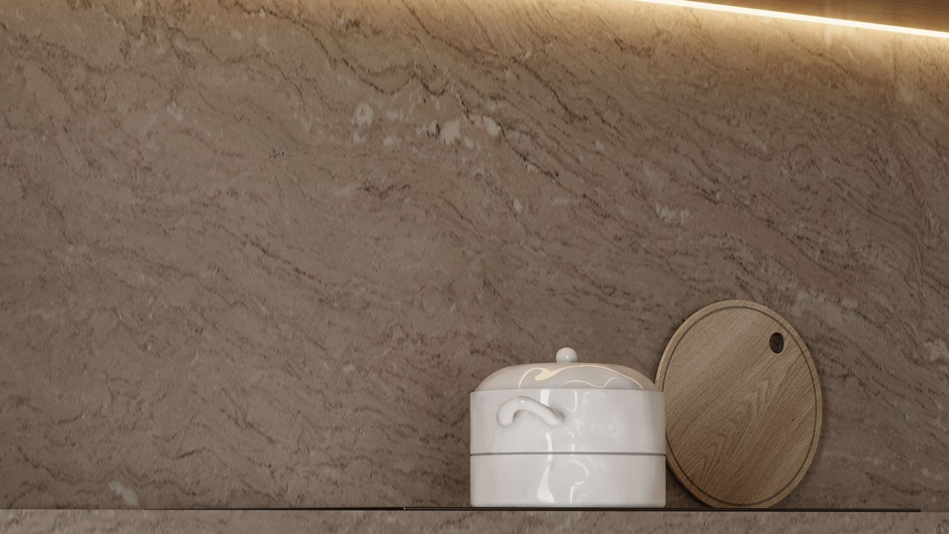 Витяжка вбудована Micra Space White Matt - Білий матовий - Візуалізації 4