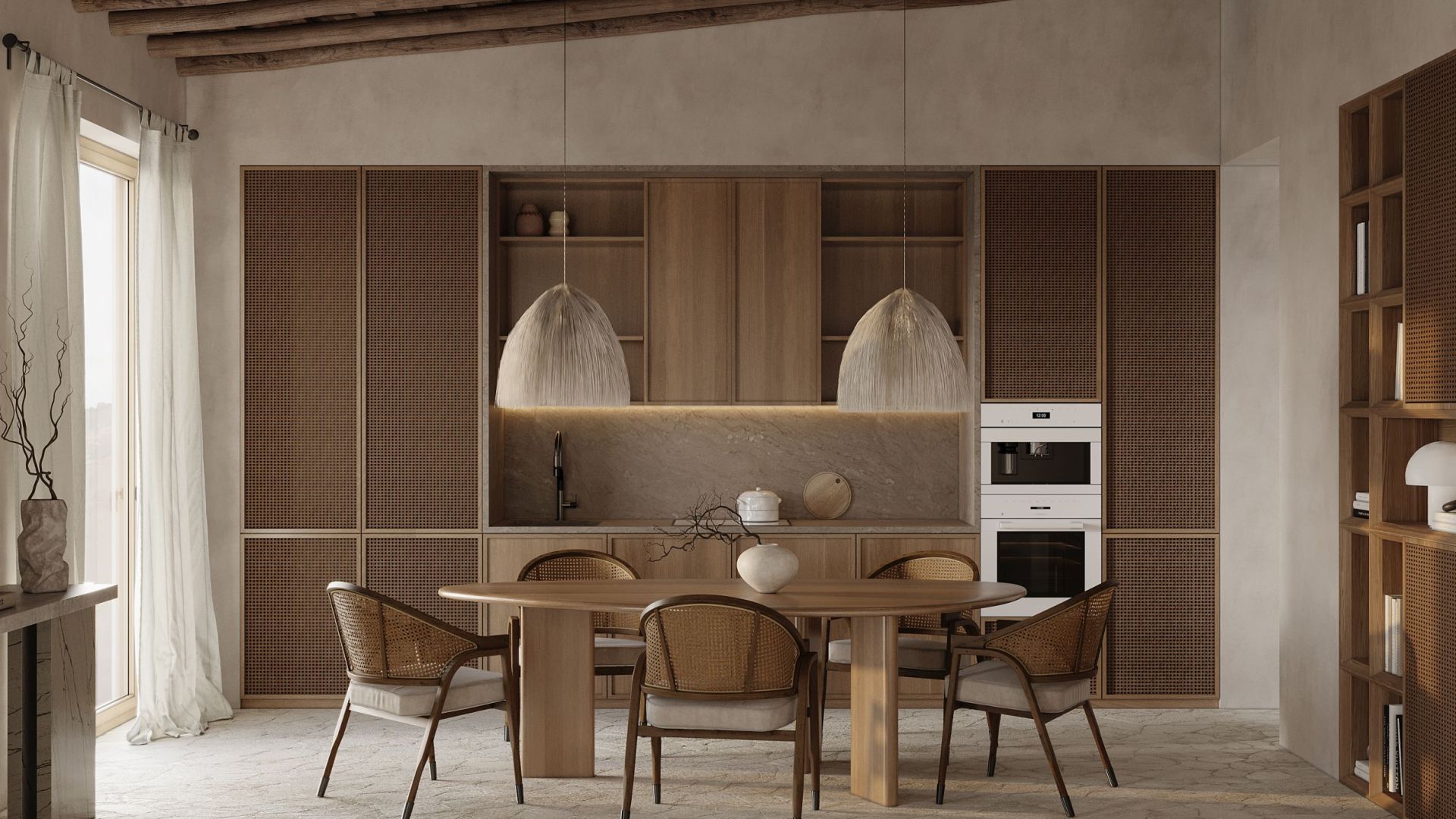 Витяжка вбудована Micra Space White Matt - Білий матовий - Візуалізації 6