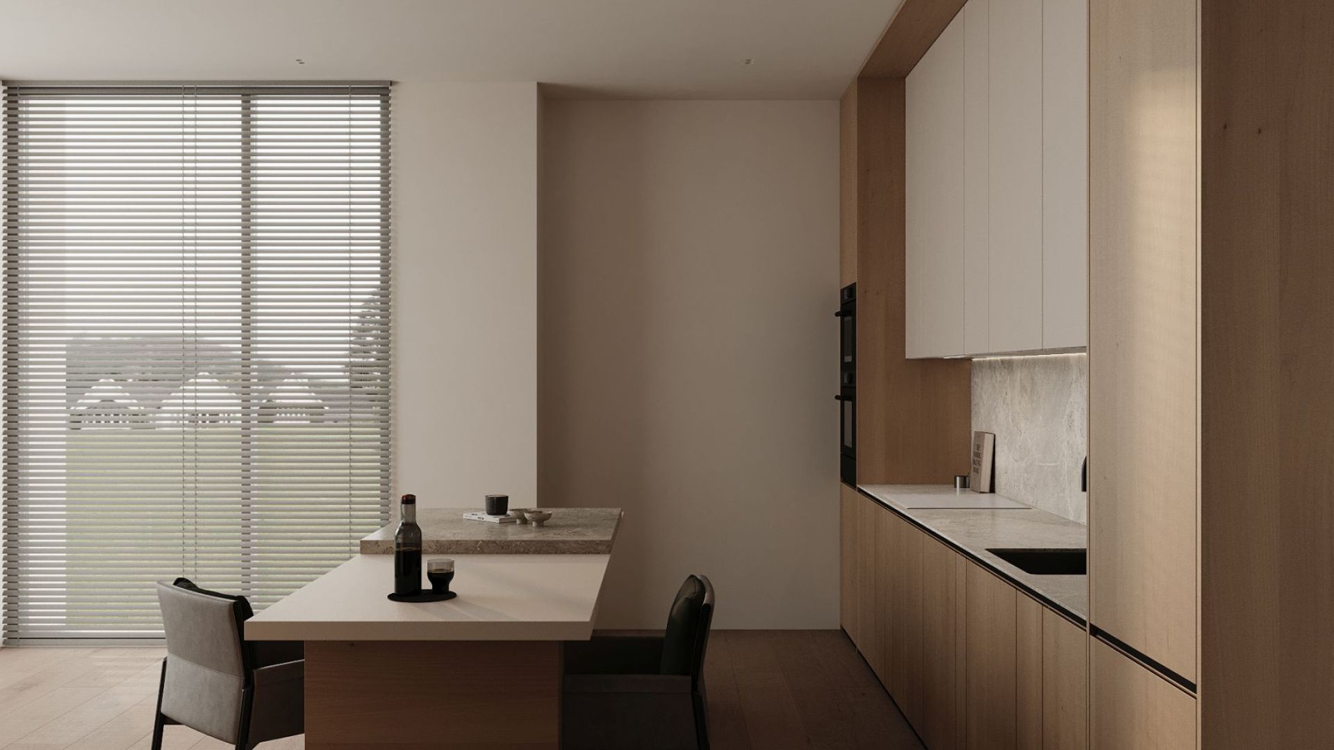 Витяжка вбудована Micra White Matt - Білий матовий - Візуалізації 6