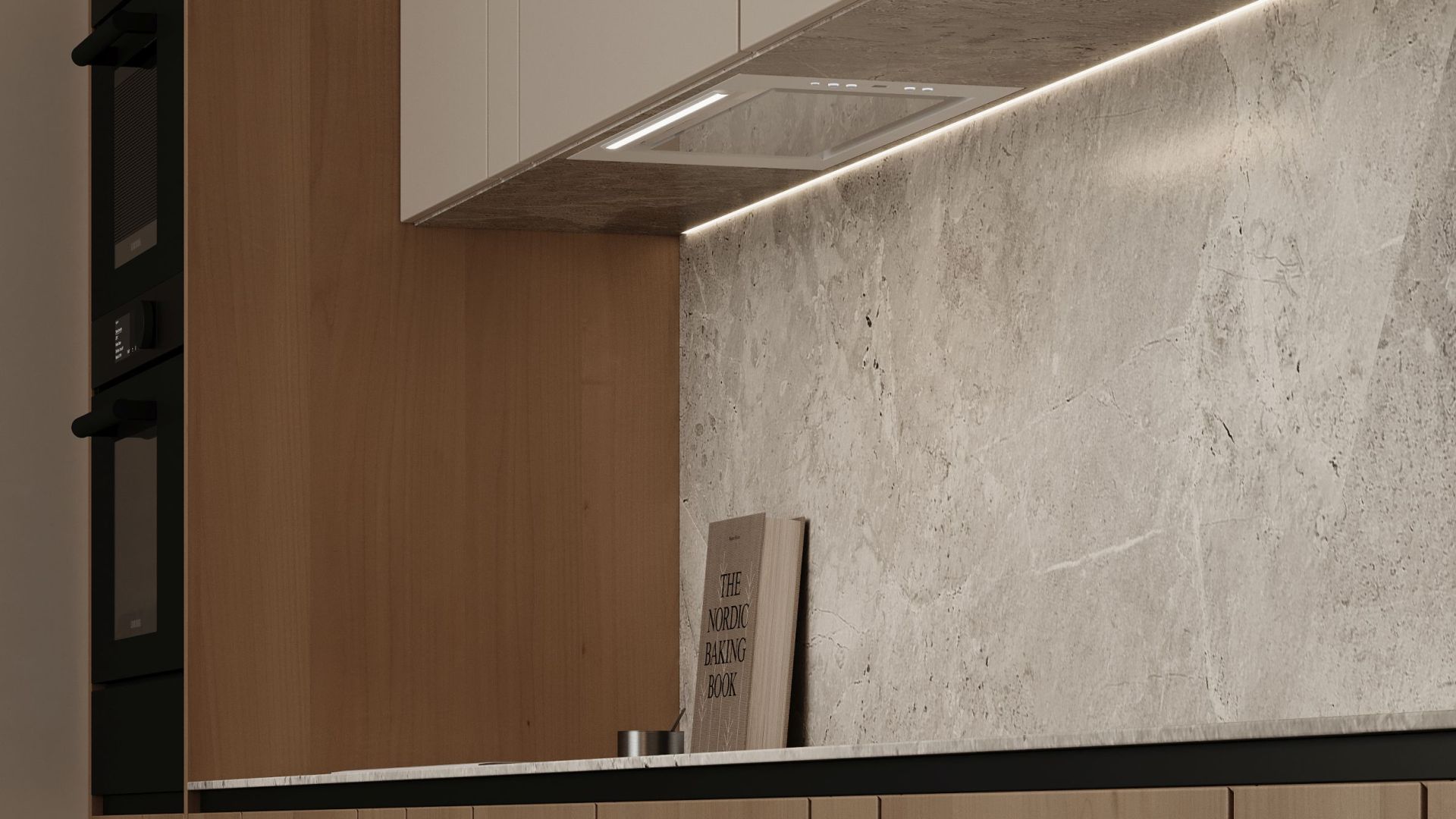 Витяжка вбудована Micra White Matt - Білий матовий - Візуалізації 9