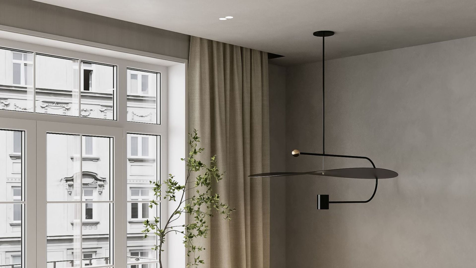 Витяжка стельова Planet Super Slim White - Білий - Візуалізації 5