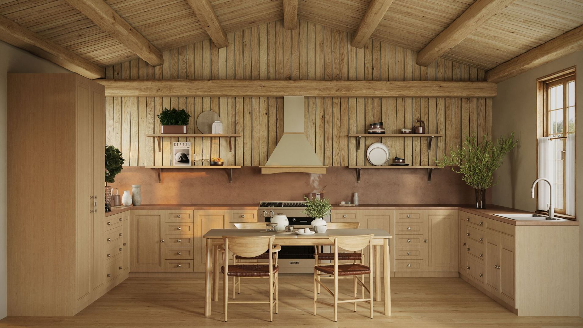 Витяжка рустикальна Rustic - Бежевий - Візуалізації 7