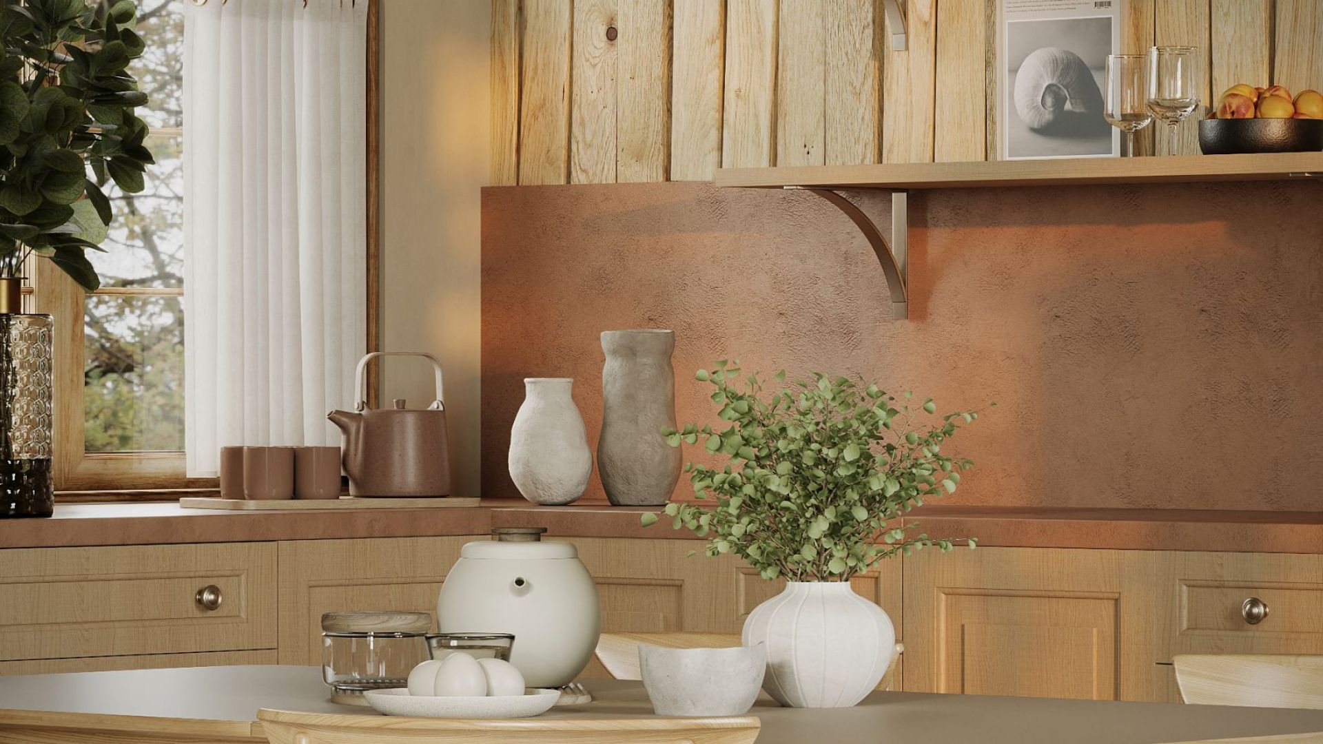 Витяжка рустикальна Rustic - Бежевий - Візуалізації 9