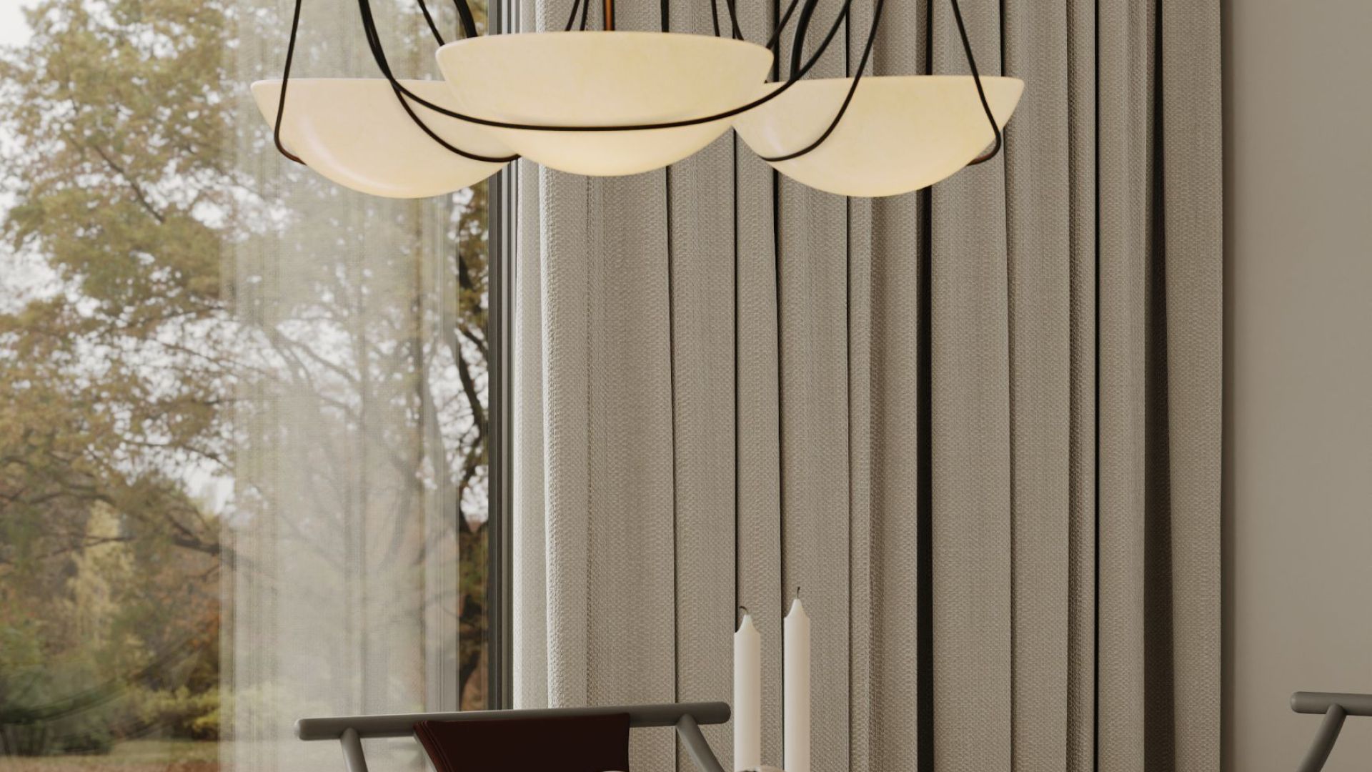 Витяжка острівна Tubo Taupe - Таупе - Візуалізації 8